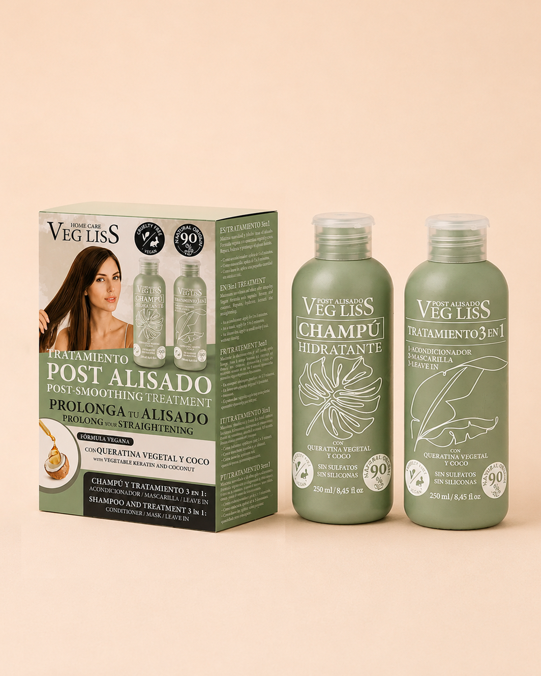 Kit de Mantenimiento Post Alisado Vegano