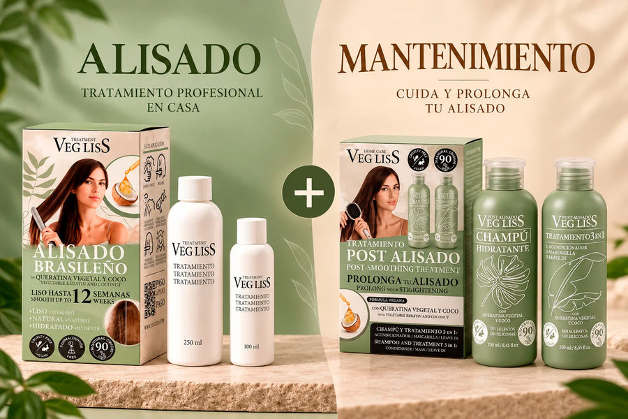 Pack Alisado Brasileño Vegano + Mantenimiento