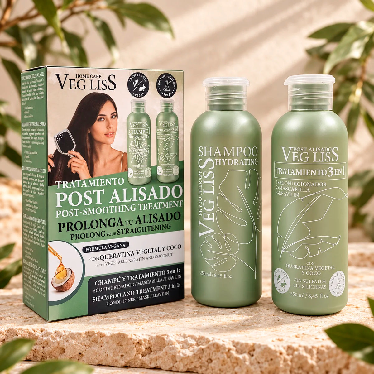 Kit de Mantenimiento Post Alisado Vegano