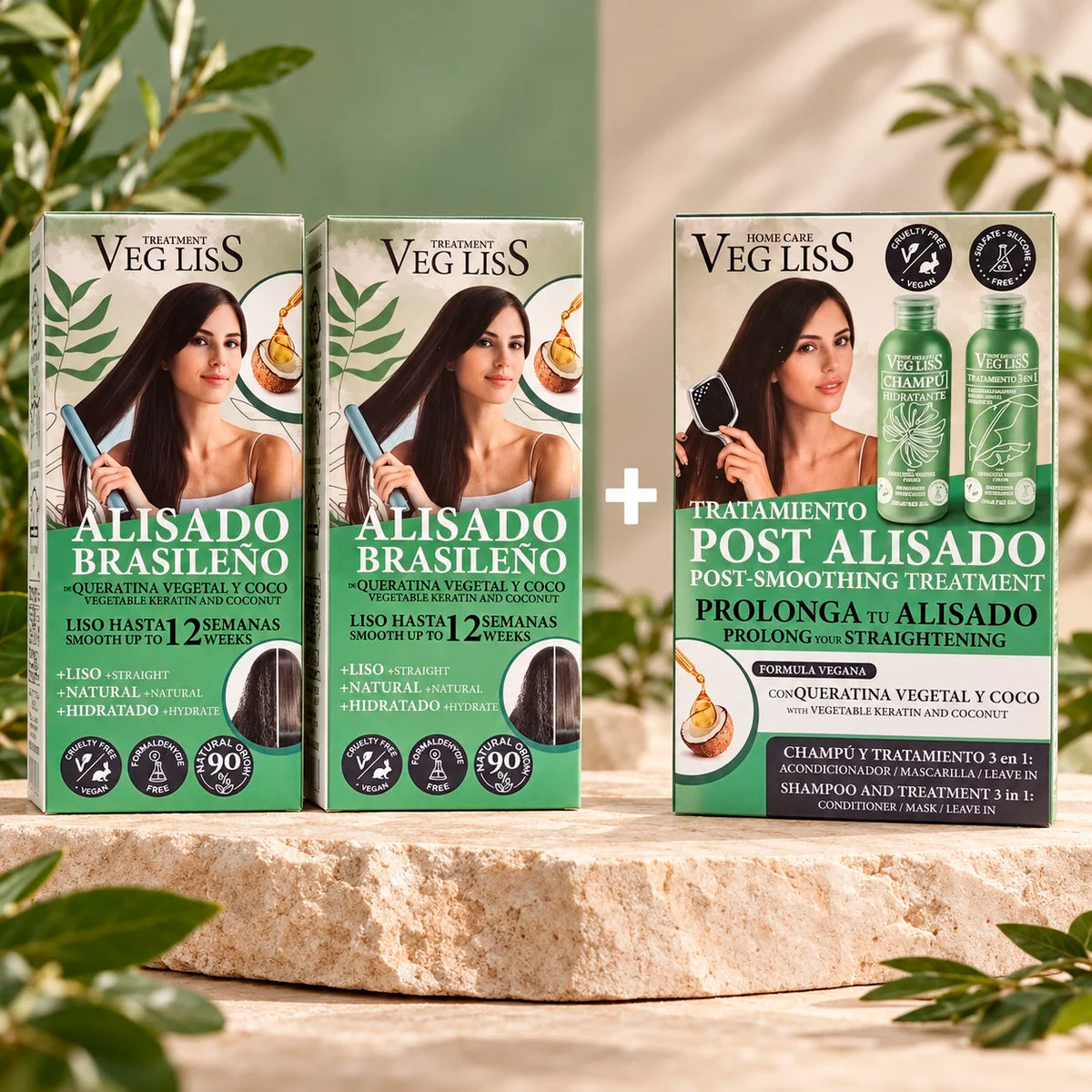 Pack Alisado cabello largo + Mantenimiento