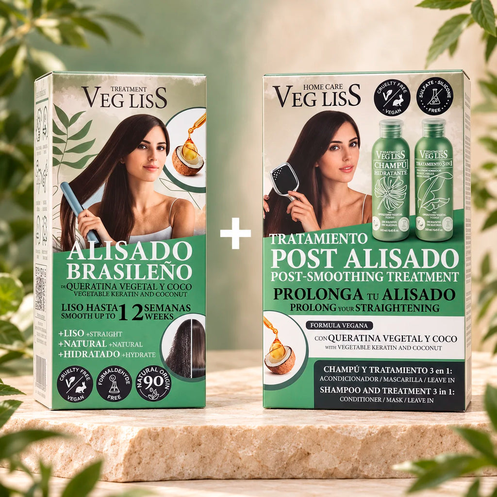 Pack Alisado Brasileño Vegano + Mantenimiento