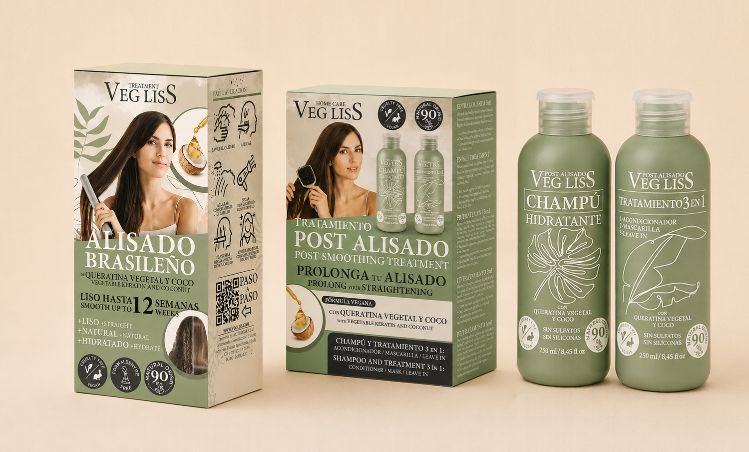 Pack Alisado Brasileño Vegano + Mantenimiento