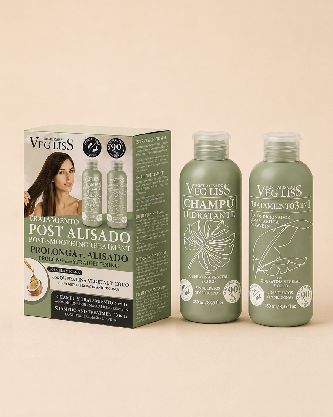 Kit de Mantenimiento Post Alisado Vegano