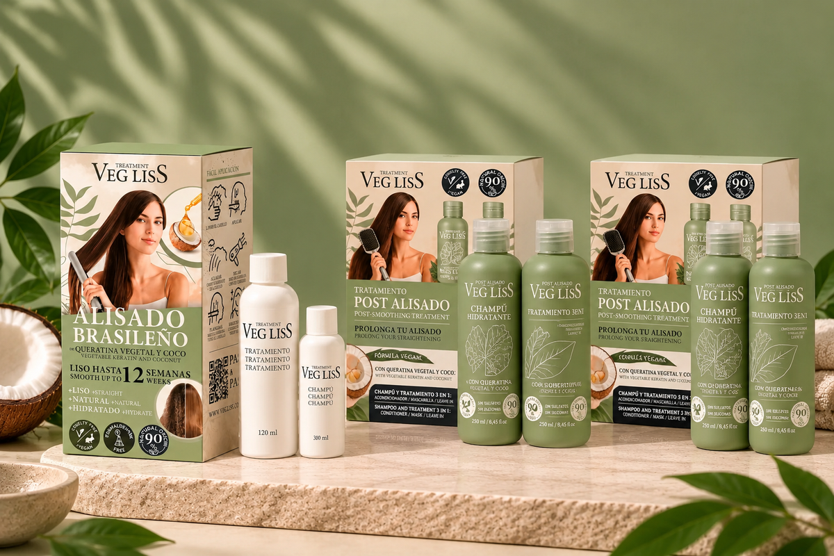 Pacote de Alisamento Vegetal + Kit Hidratante Pós Alisamento