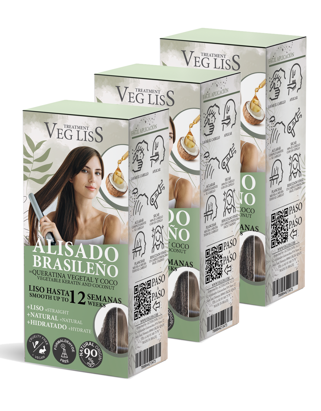Vegano Alisado Organico Proliss Alisado De Argán Paso A Paso Kit